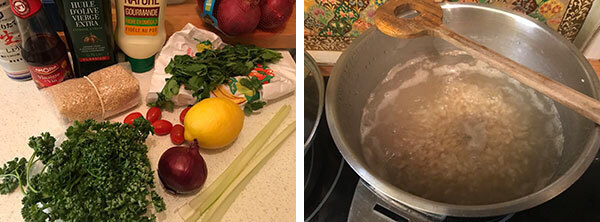 パリジェンヌ風玄米サラダ（辻仁成「ムスコ飯」第169飯レシピ）