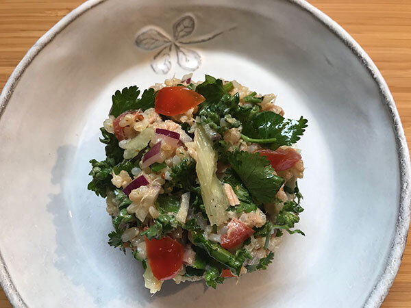 パリジェンヌ風玄米サラダ（辻仁成「ムスコ飯」第169飯レシピ）