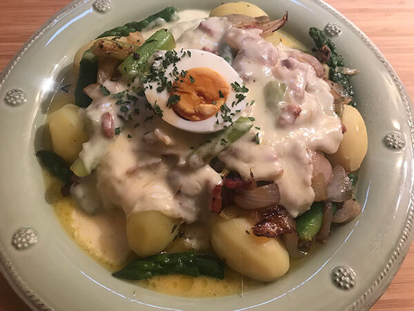 ラクレット風温サラダ（辻仁成「ムスコ飯」第171飯レシピ）