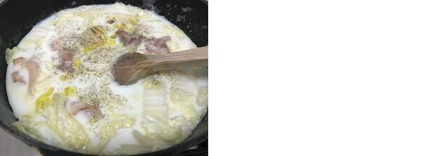 白菜とミルクのさわやかスープ（辻仁成「ムスコ飯」第202飯レシピ）