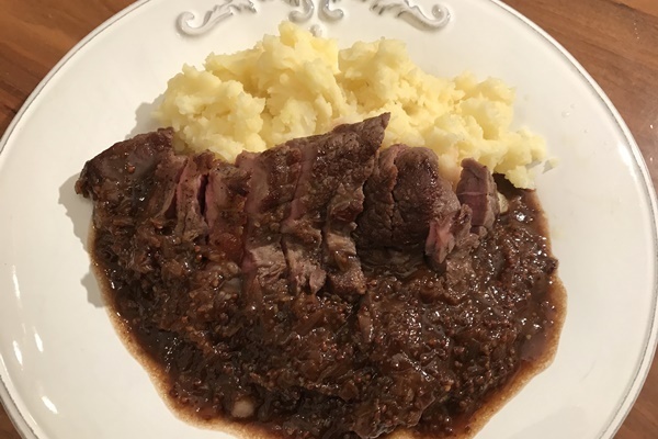 粒マスタードのステーキ（辻仁成「ムスコ飯」第211飯レシピ）