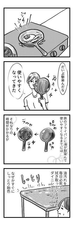 テーブルにまつわるママの悩み『まめ日和』第160回