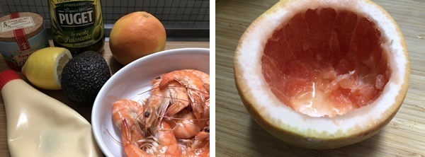 海老とグレープフルーツのカクテル（辻仁成「ムスコ飯」第223飯レシピ）