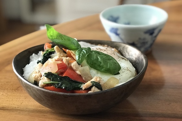 ガパオライス（辻仁成「ムスコ飯」第225飯レシピ）