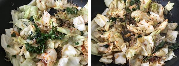 じゃことキャベツと白髪ねぎの和風オイルパスタ（辻仁成「ムスコ飯」第232飯レシピ）