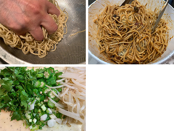 甜麺醤で作る汁なしそば（辻仁成「ムスコ飯」第243飯レシピ）