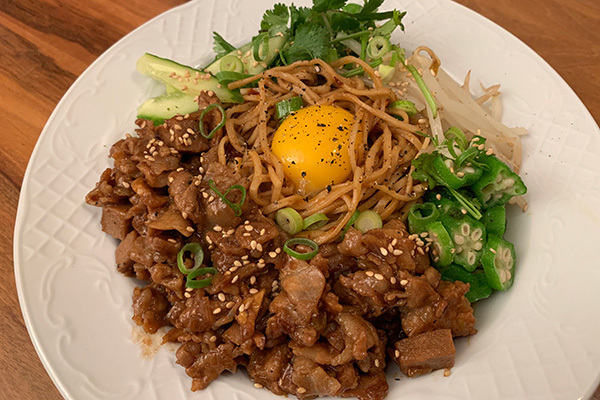 甜麺醤で作る汁なしそば（辻仁成「ムスコ飯」第243飯レシピ）