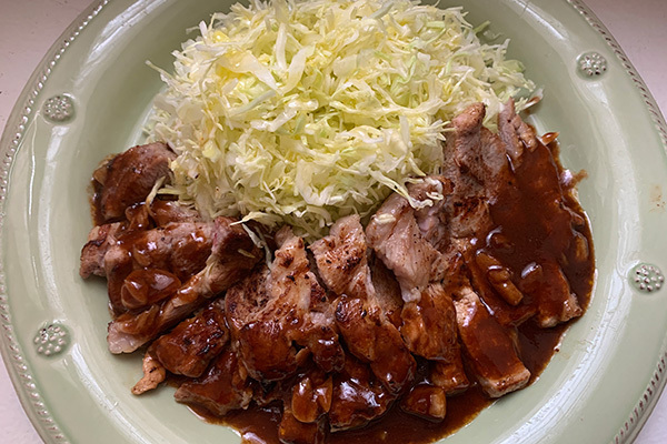 トンテキ（辻仁成「ムスコ飯」第253飯レシピ）