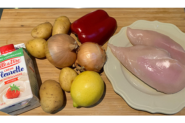 チキンフリカッセ（辻仁成「ムスコ飯」第256飯レシピ）