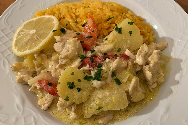 チキンフリカッセ（辻仁成「ムスコ飯」第256飯レシピ）