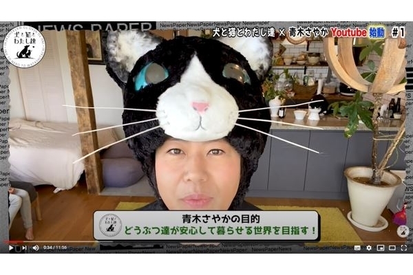 青木さやか YouTubeデビューの裏にあった「動物愛護」への思い