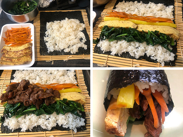 ボリュームたっぷりキンパ（辻仁成「ムスコ飯」第267飯レシピ）