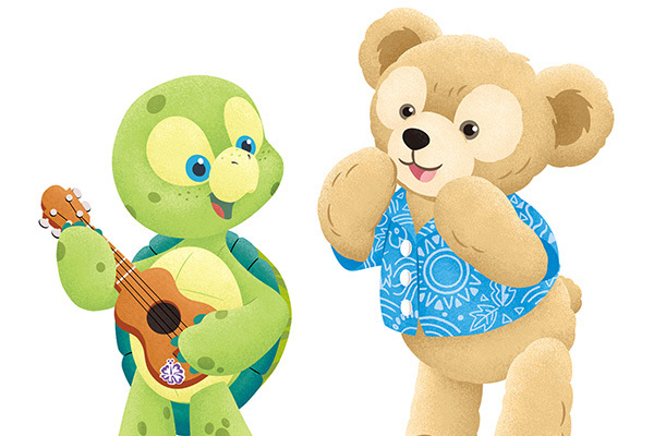 ダッフィーの新たなお友達「ハワイ出身！カメの男の子」