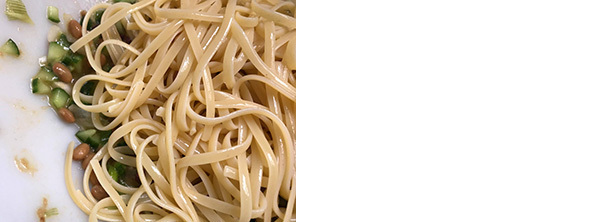 冷製納豆スパゲッティ（辻仁成「ムスコ飯」第269飯レシピ）