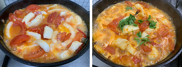 イカとトマトのパスタ（辻仁成「ムスコ飯」第277飯レシピ）