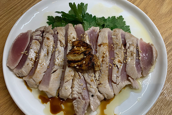 フランス風マグロのたたき（辻仁成「ムスコ飯」第280飯レシピ）