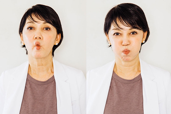 コロナ禍で懸念、口もとのたるみを解決するエクササイズ