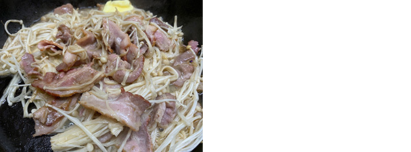 えのきのオイルパスタ（辻仁成「ムスコ飯」第281飯レシピ）