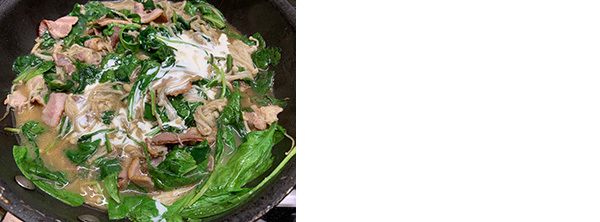 えのきのオイルパスタ（辻仁成「ムスコ飯」第281飯レシピ）