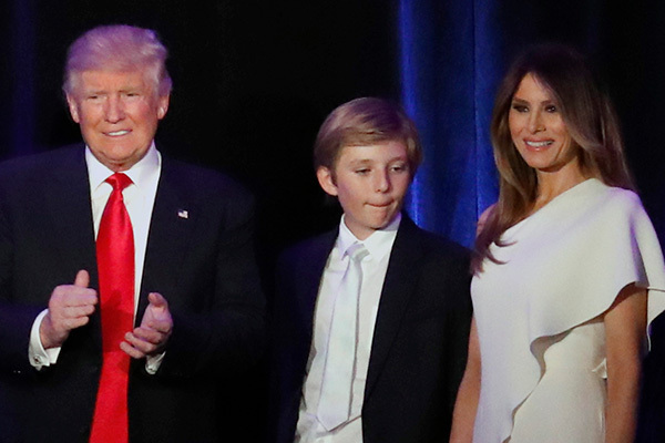 トランプ一家離散の危機…メラニアさん、バロンくんの行く末