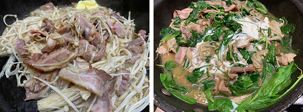 エノキのオイルパスタ（辻仁成「ムスコ飯」第284飯レシピ）