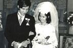 【本誌秘蔵写真】田村正和さんの挙式姿…50年添い遂げた夫婦愛