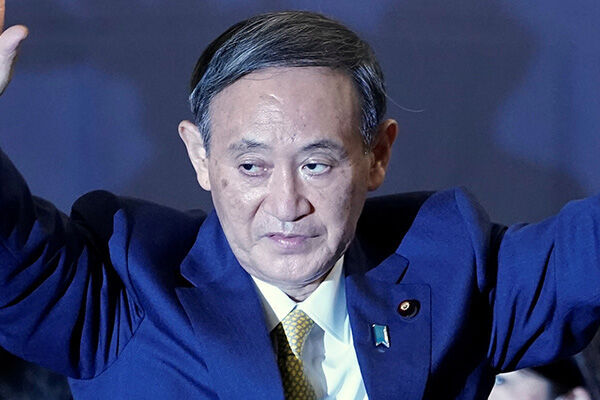 昨年9月、自民党総裁選・新総裁に菅氏を選出（写真：アフロ）