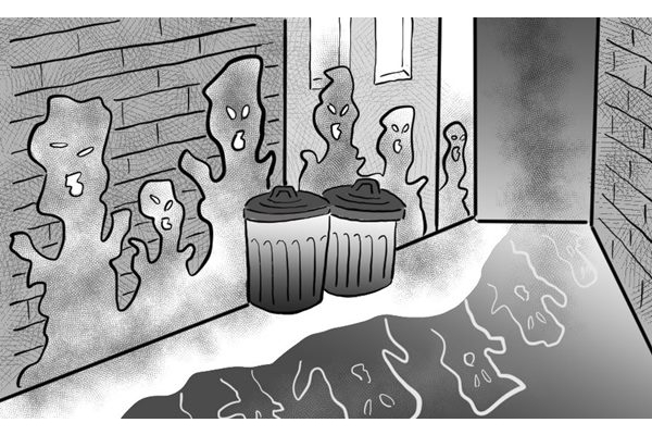 【ポップな心霊論】「その通りのほうを振り返ると、黒い影がうごめいていて…」