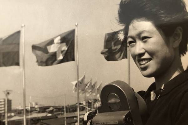 64年、東京五輪の選手村を取材する金子さん