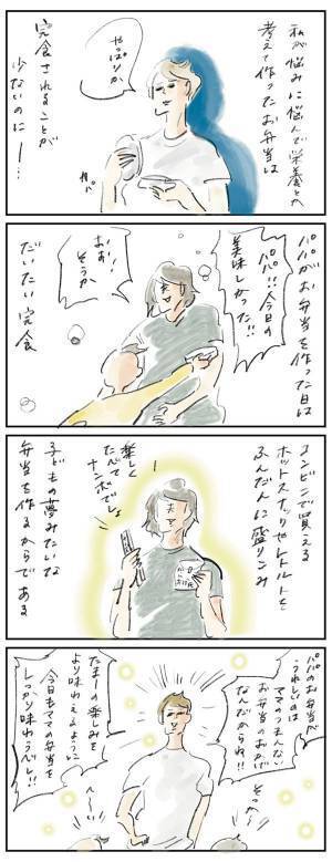 “パパのお弁当”に思う『まめ日和』第338回