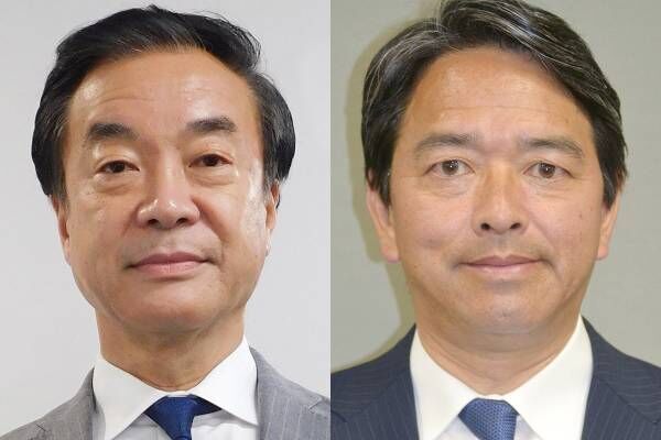 左：日本維新の会・松沢成文／右：国民民主党・榛葉賀津也（写真：時事通信）