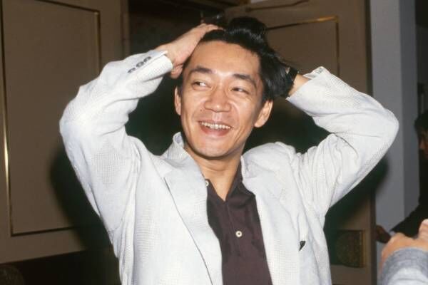 91年8月、実現がかなわなかった大島渚監督映画「ハリウッド・ゼン」の記者会見にて