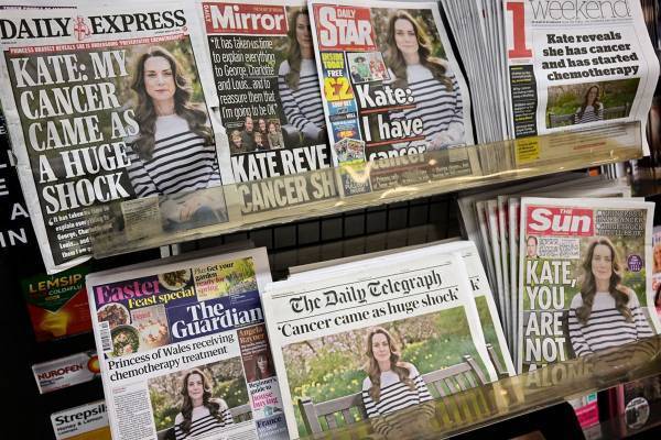 ヘンリー王子　義姉キャサリン妃のがん公表をテレビで知る