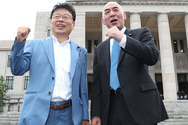 「当然の言葉」保守党・百田尚樹氏＆北村晴男氏　初登院でも石破首相への“奇妙な生き物”発言は変わらず“問題ナシ”の構え