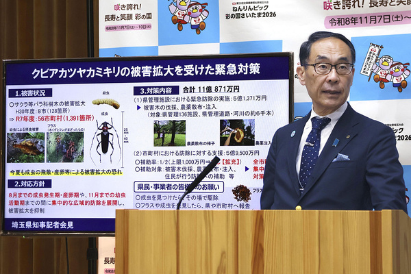 「1時間で13匹捕殺し3900円」桜枯らす外来害虫“クビアカ”急増の異変…1人で200匹の強者や国が32億円投入も
