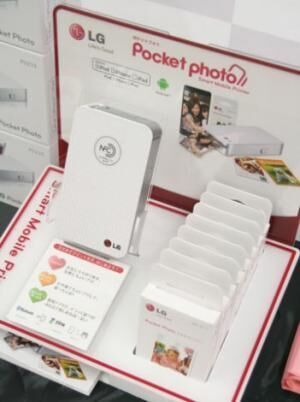 手のひらサイズのモバイルフォトプリンター『Pocket photo』（LGエレクトロニクス・ジャパン）（C）oricon ME inc.