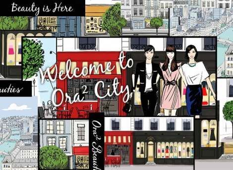 女性がいきいきと暮らす架空の街「オーラツーシティ」が表参道に出現！