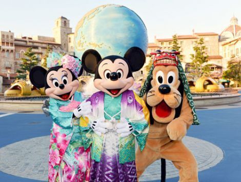 ミッキーマウスらが新年の“あいさつ”！※イメージカット （C）Disney