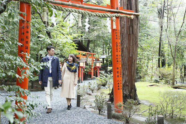 京都 嵐山を巡る、大人の恋旅