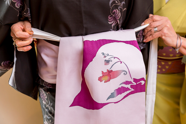 大島紬に合う“帯アレンジ” 術！ 結び方次第でおしゃれコーディネートに