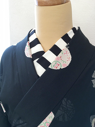 着物をアレンジ！　春のおでかけにぴったりな半襟コーディネイト