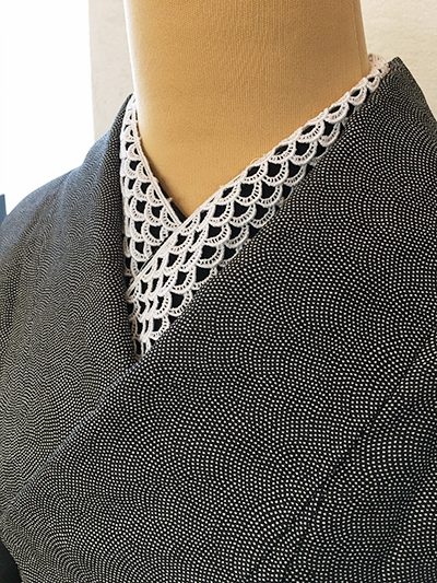 着物をアレンジ！　春のおでかけにぴったりな半襟コーディネイト