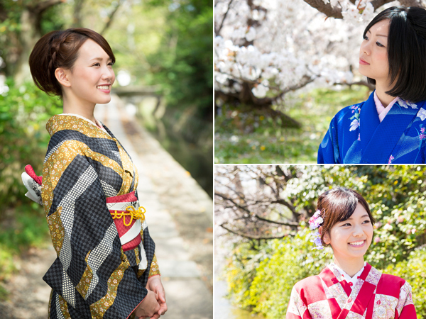着物をアレンジ！　春のおでかけにぴったりな半襟コーディネイト