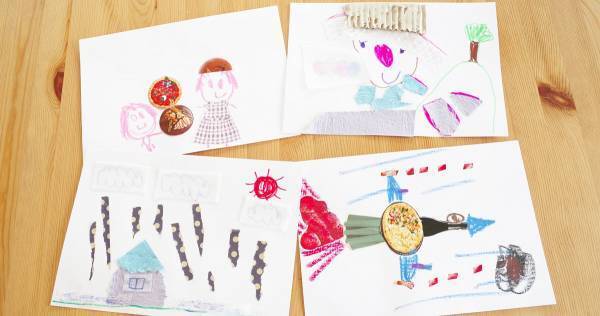 触って感じて想像する美術遊びをしよう！　家にある素材ですぐできる「コラージュ」