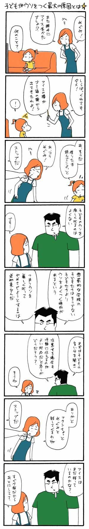 「子どもがウソをつく最大の原因とは☆」ゆるクス漫画家 木下晋也のマンガ Ready Study Go!【第38回】