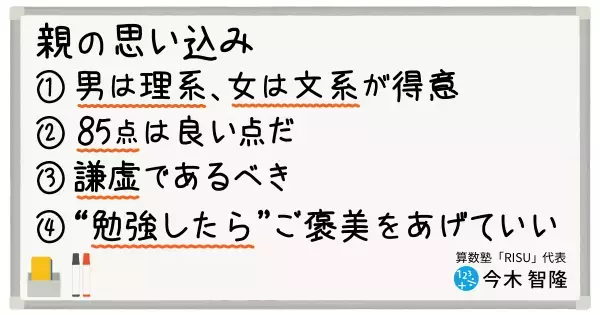 子どもが勉強で成果を出せないのは、親の「勘違い」が原因かもしれない