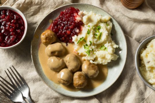 スウェーデンのミートボール料理