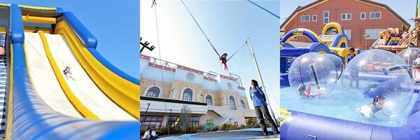 有明に恐竜がくる～ティラノサウルスレースやふわふわ遊具♪GW期間中の特別イベント！『ありあけ恐竜ガーデン』開催