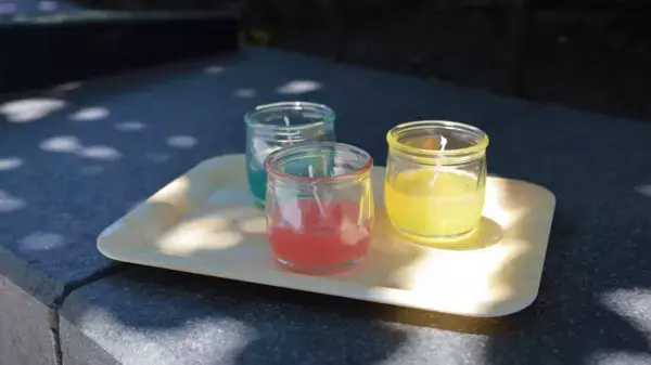 幻想的なキャンドルがまさかの廃油からできる！ 東京ミッドタウン八重洲にて「廃油キャンドル」づくりワークショップ開催