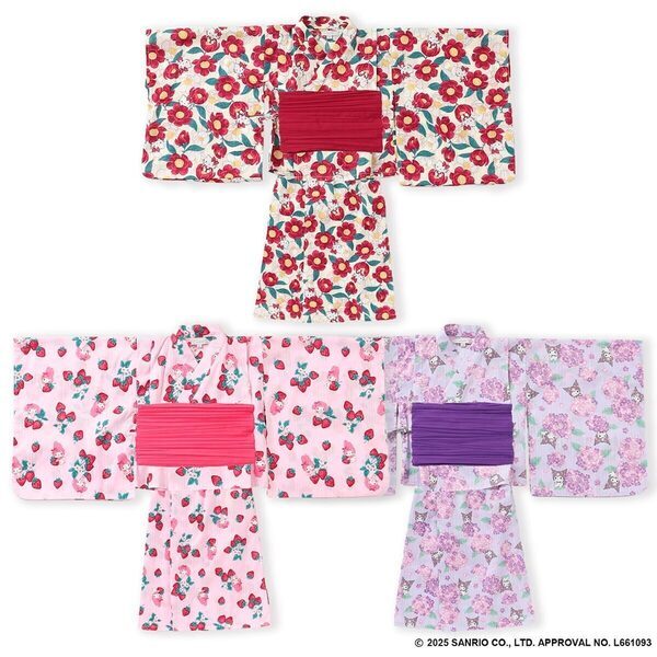 かわいい♡【着脱簡単！】ハローキティ、マイメロディ、クロミとお祭り気分♪ anyFAMの新作浴衣＆甚平